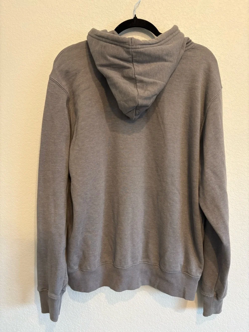 The North Face Gray Logo Hoodie Men’s Large Pullover Sweatshirt Outdoor Casual